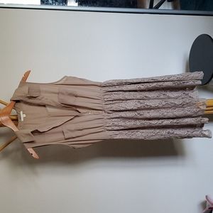 TJMaxx shear and lace dress